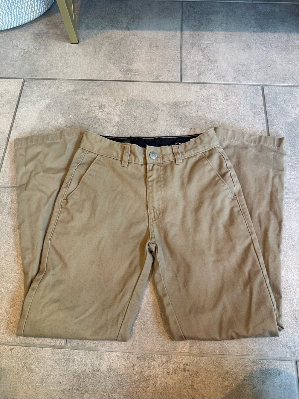 Boy’s VOLCOM Chino Pants in Khaki - Classic Casual